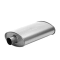 Glass Pack Muffler 2.25-Inch Inlet x 2.25-Inch Outlet x 14-Inch Body