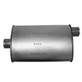 Glass Pack Muffler 2.25-Inch Inlet x 2.25-Inch Outlet x 14-Inch Body