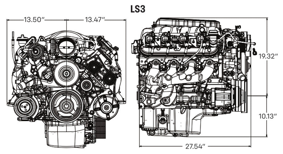 LS3 6.2L Crate Engine