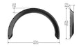 New School XL 7cm Fender Flares