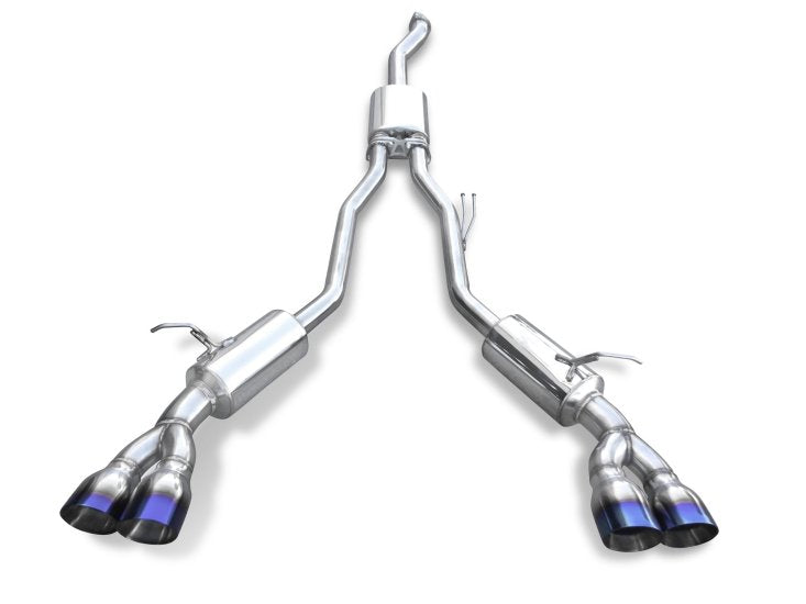Cat-Back Exhaust System w/ 4-Inch Quad Tips
