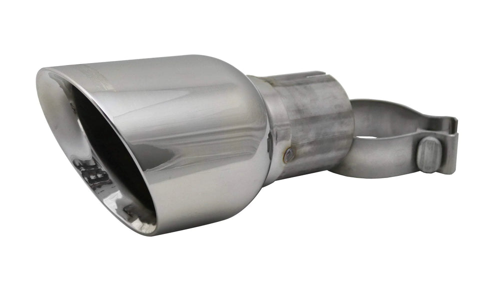 Dual-Wall Stainless Steel Exhaust Tip, 4.5-Inch, Polished