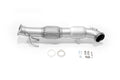 QKspl Catted 3-Inch Downpipe with Flex Joint
