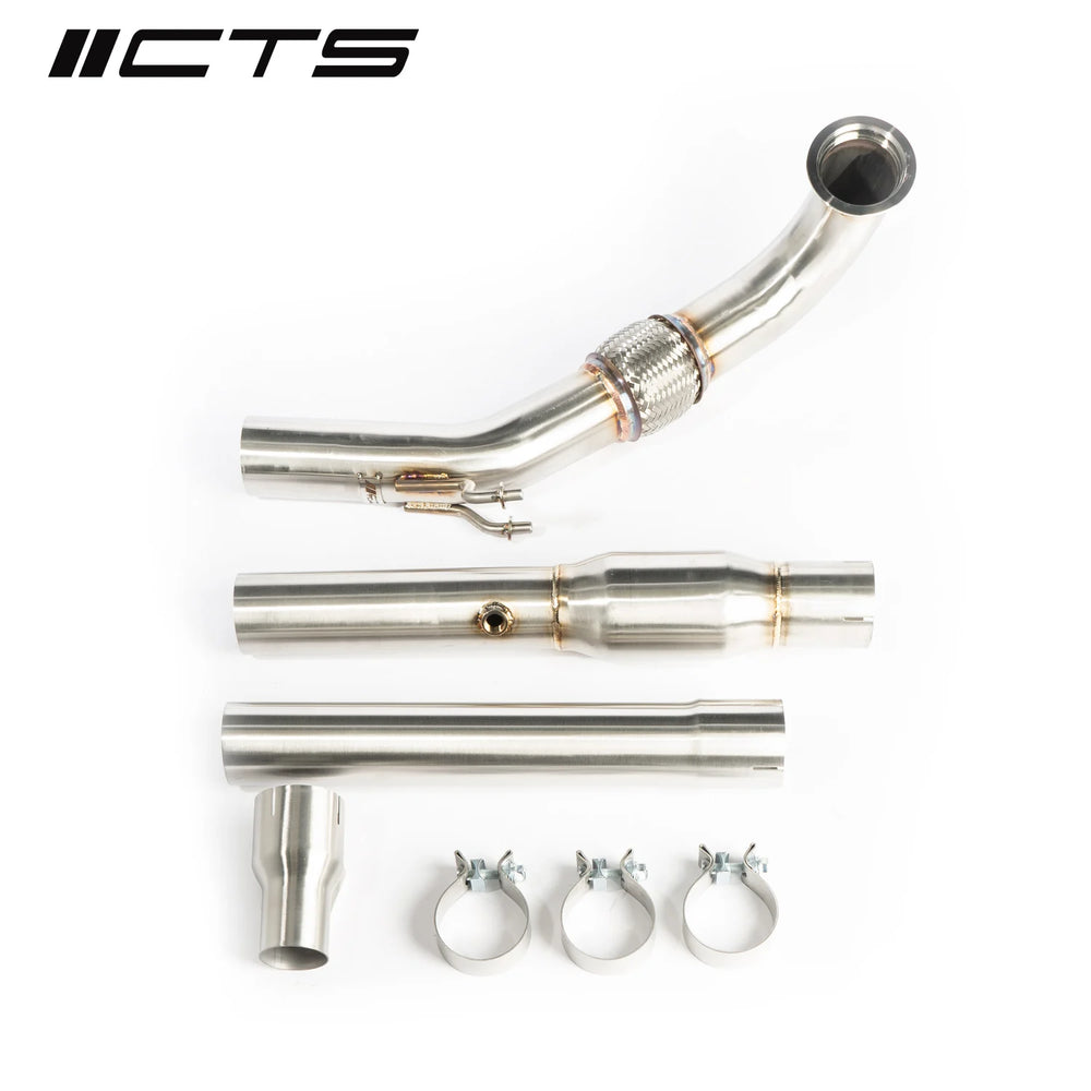 3" Stainless Steel Mandrel-Bent Downpipe