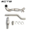 3-Inch Stainless Steel Mandrel-Bent Downpipe