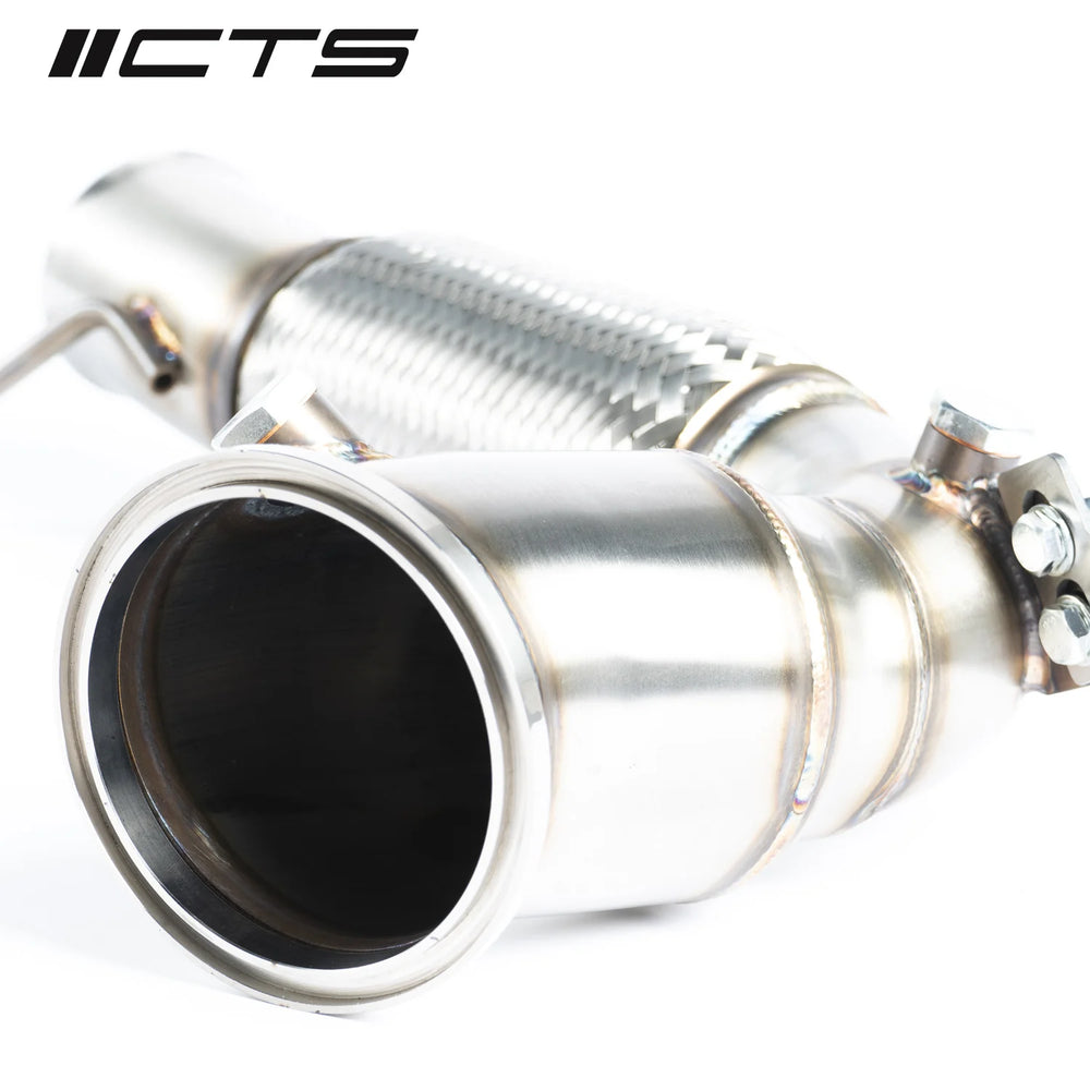 4-Inch Mandrel-Bent Downpipe w/ High-Flow Cat