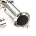 3.5-Inch Stainless Steel High-Flow Cat Downpipe