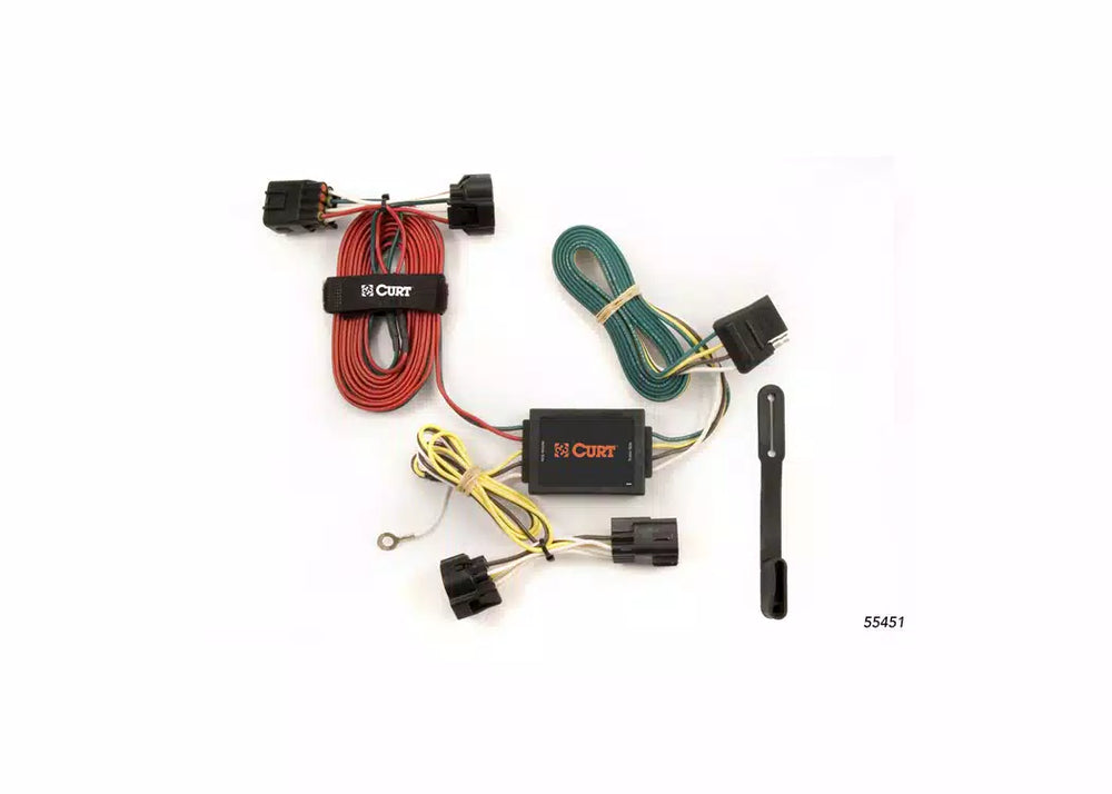 T-Connector 4-Way Flat Output Trailer Wiring Harness