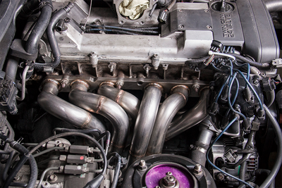 Performance Header for 2JZ-GE (304 Stainless Steel, 1.75" Primaries, 3" Outlet)