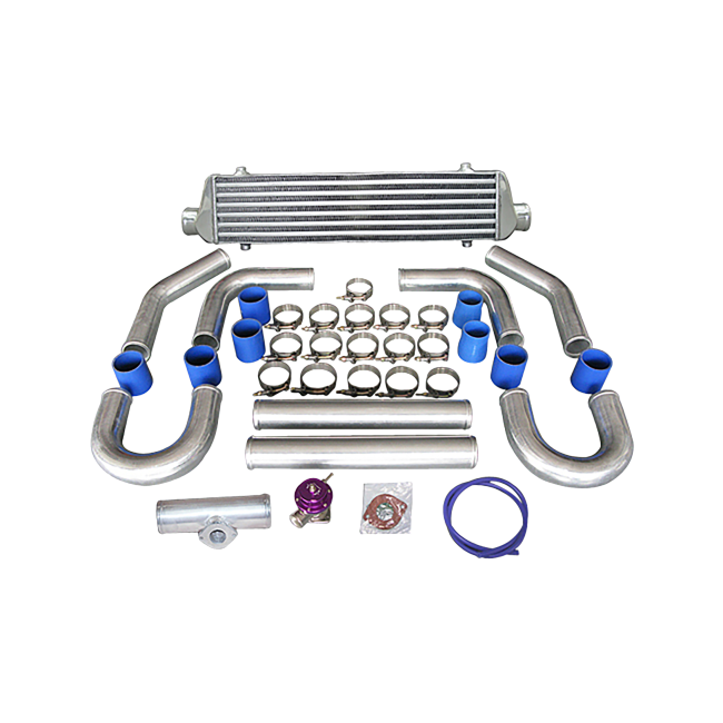 27.5-Inch Intercooler Kit with 2.5-Inch Piping and Blow-Off Valve