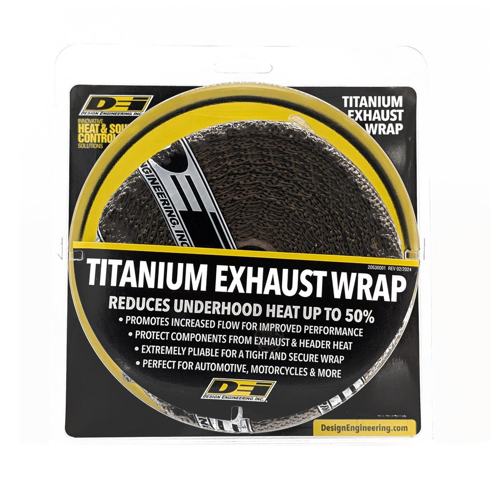 Titanium Exhaust Wrap 2-Inch x 50-Foot
