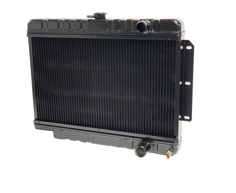 Direct Fit Aluminum Radiator, Passenger Side Inlet/Outlet, Single Pass