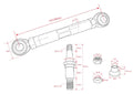 D-Max D1 Spec Rear Pillow Toe Control Arm Set