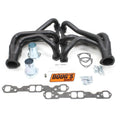 4-Tube Long Tube Exhaust Headers, 1.75-Inch Primary, Black