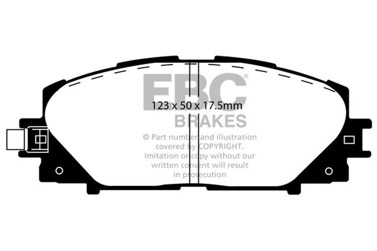 Greenstuff 2000 Series Front Sport Brake Pad Set