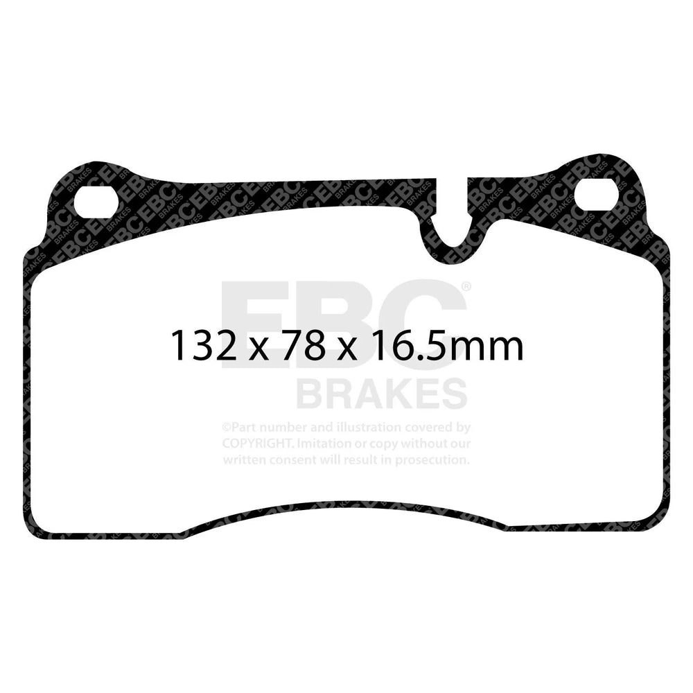 Greenstuff 6000 Series Elite Front Disc Brake Pads