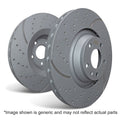 Rear Solid 1-Piece Disc Brake Rotor
