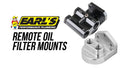 Billet Remote Oil Filter Mount
