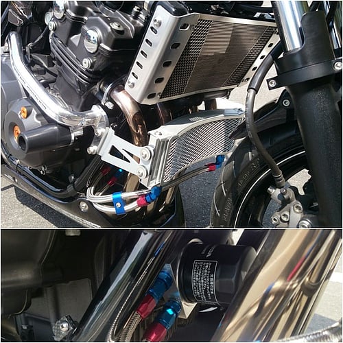 9-Inch 10-Row Round Oil Cooler Kit