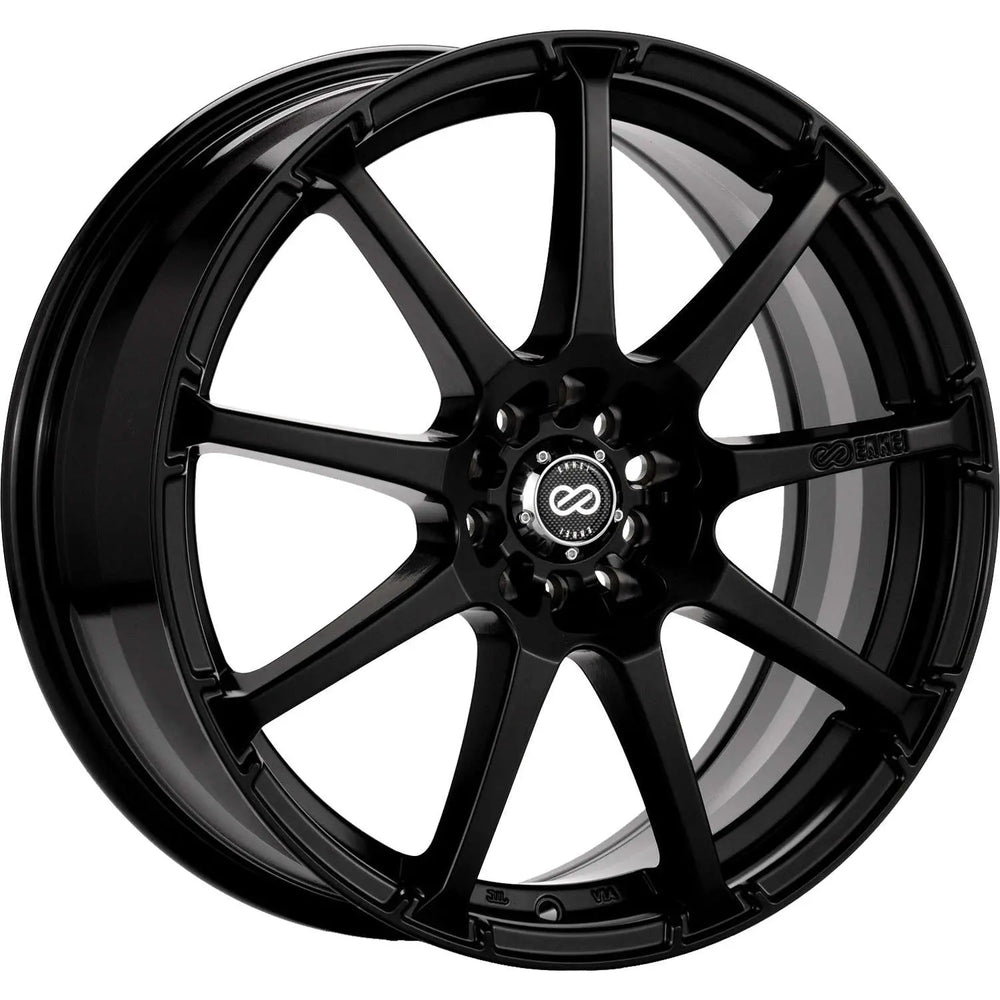 EDR9 16x7 +45mm 5x100 Black Alloy Wheel