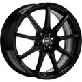 EDR9 16x7 +45mm 5x100 Black Alloy Wheel