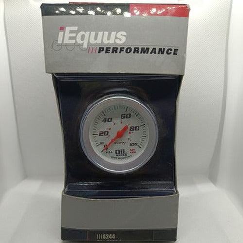 2-Inch 0-100 PSI Mechanical Oil Pressure Gauge