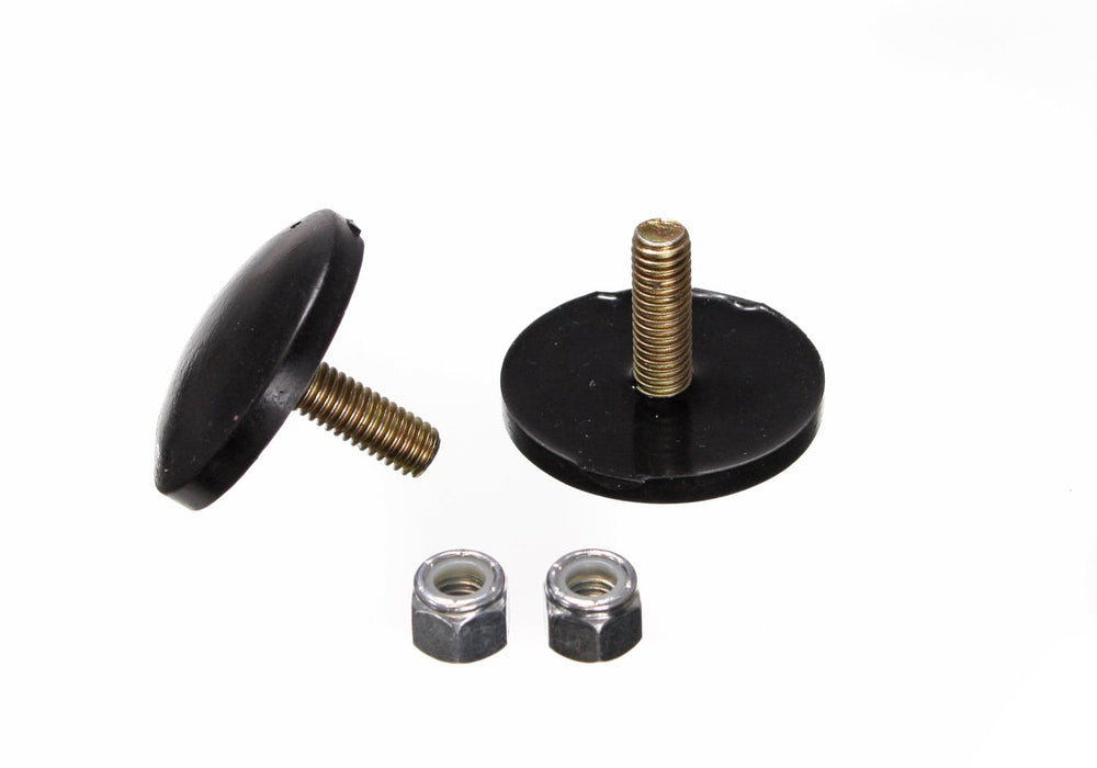 Ultra-Low Profile Button Jounce Bumpers