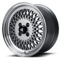 15x8 4x100 25mm Silver Wheel