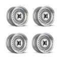 15x8 4x100 25mm Silver Wheel