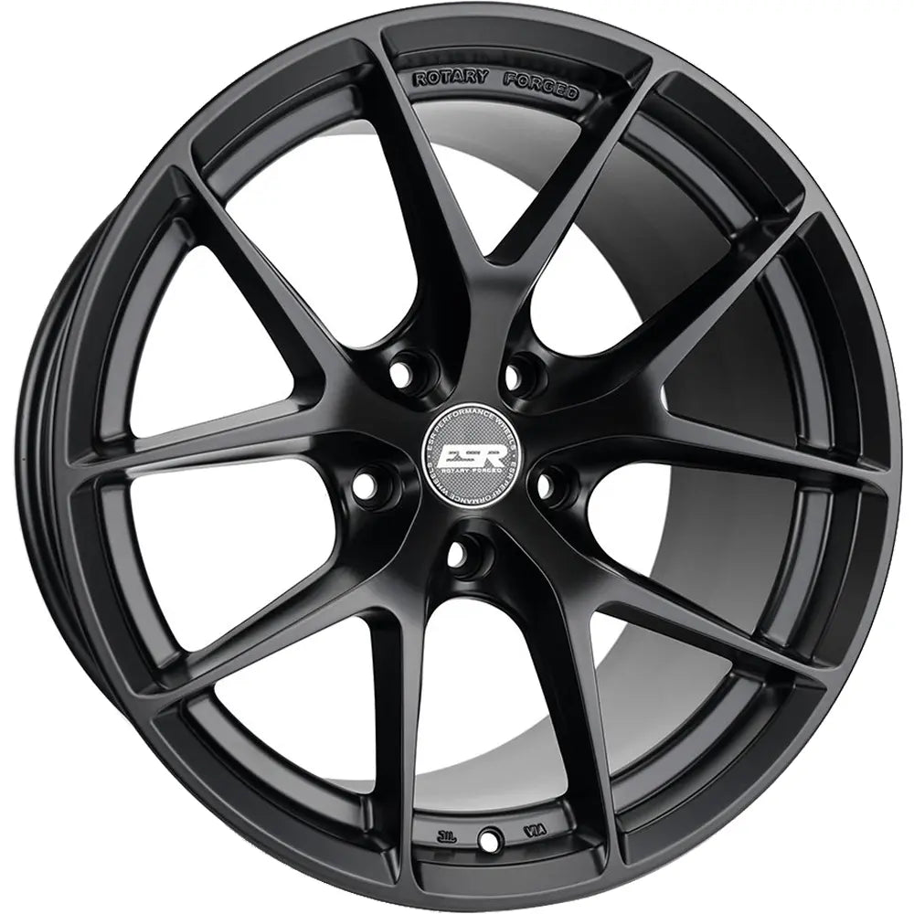 RF2 19x8.5 +30mm 5x114.3 Matte Black Rotary Forged