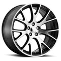 FR 70 20x9.5 +15mm 5x115mm Gloss Black Machined Face Wheel