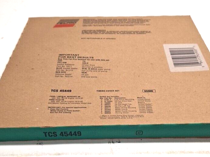 Engine Timing Cover Gasket Set
