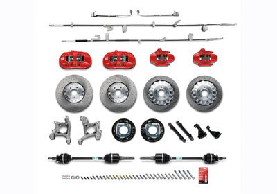 Front 6-Piston & Rear 4-Piston Brake Kit
