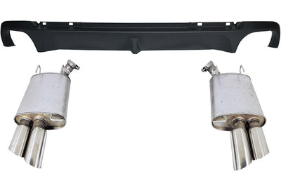Axle-Back Exhaust Kit with Quad Tips