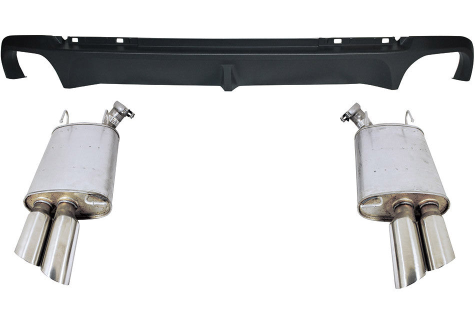 Axle-Back Exhaust Kit with Quad Tips