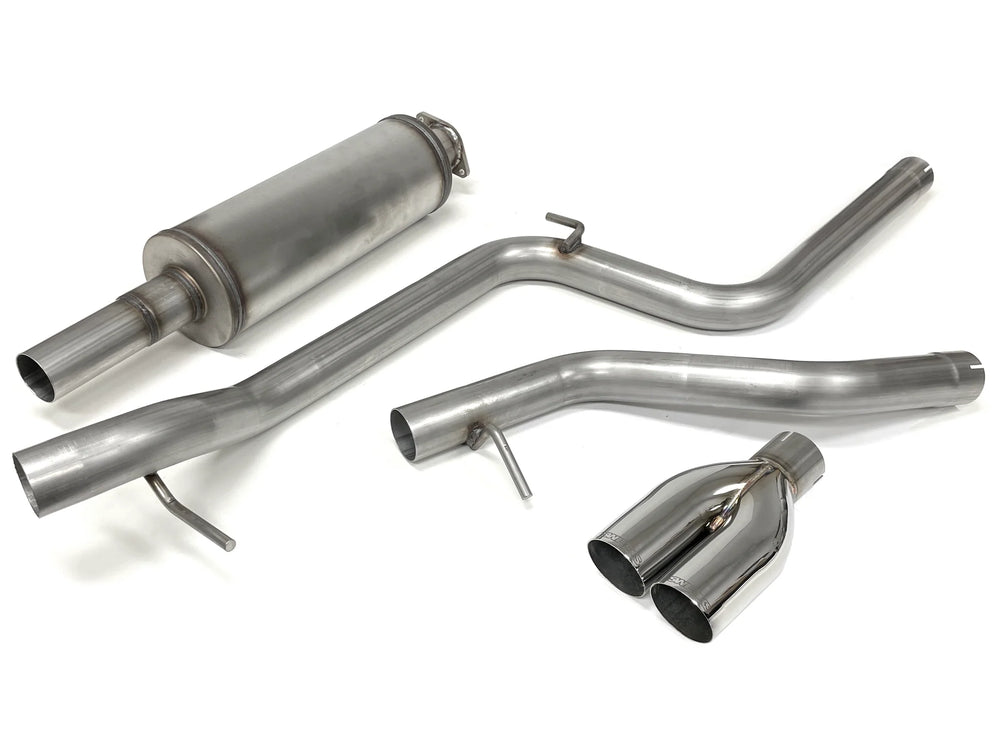 2.5-Inch Mandrel-Bent T304 Stainless Steel Muffler Section