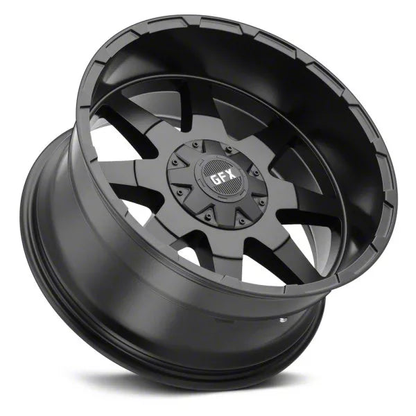 TR-12 20x9 6-Lug 12mm Offset Matte Black Wheel