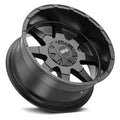 TR-12 20x9 6-Lug 12mm Offset Matte Black Wheel
