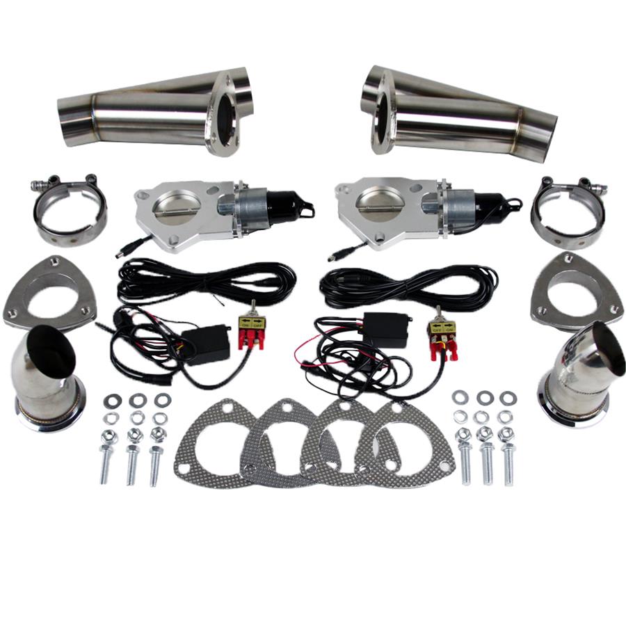Dual Electronic Exhaust Cutout Kit