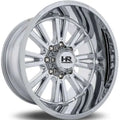 24x12 Chrome Multi-Spoke Wheel