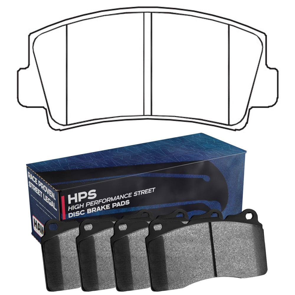 HPS Front Disc Brake Pads