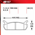 DTC-30 Rear Brake Pads