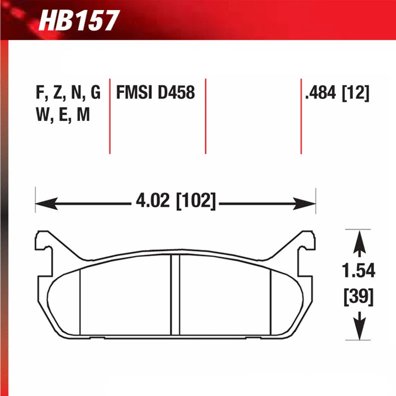 Blue 9012 Racing Brake Pads