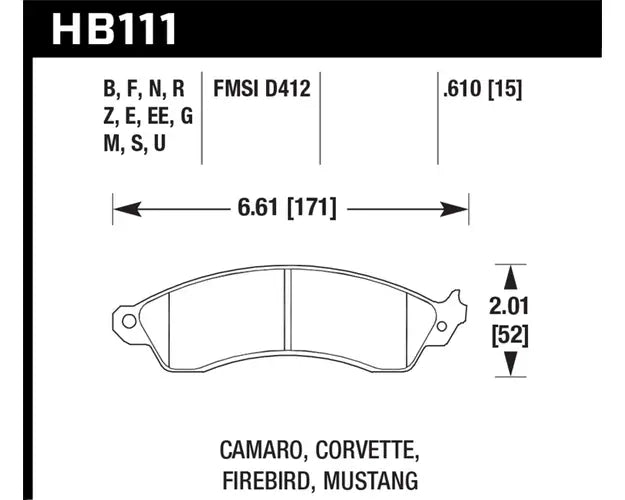 HP Plus Front Disc Brake Pads