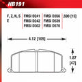 HP Plus Front Brake Pad Set