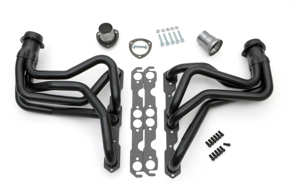 Standard Uncoated Long Tube Headers, 1.5 Inch Tube, 3 Inch Collector