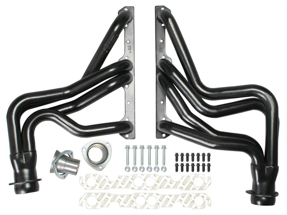 Long Tube Headers, 1 5/8 Inch, Black Ceramic Coated