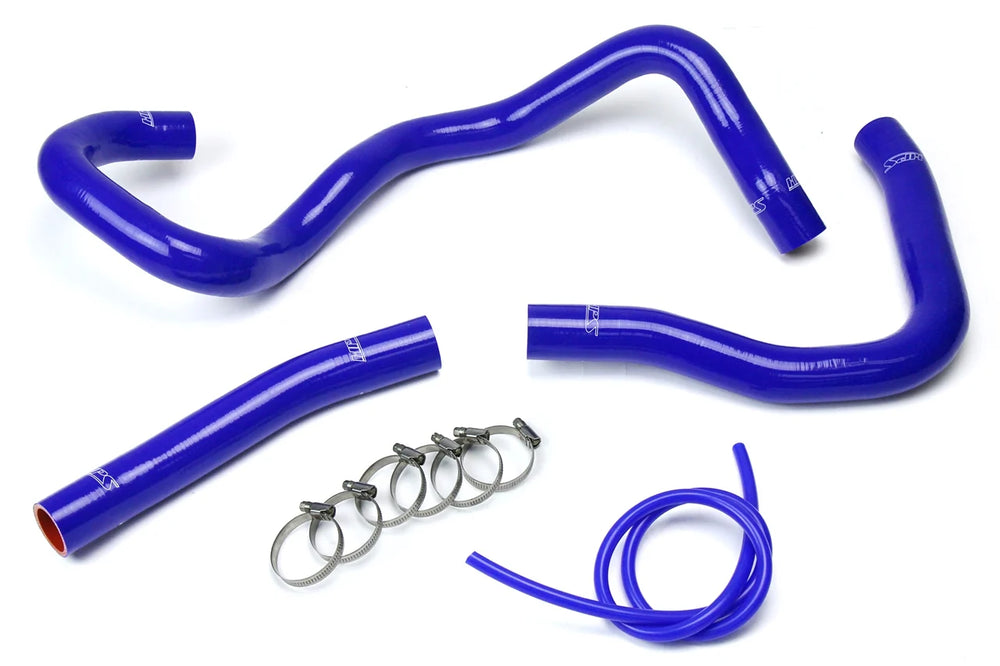 High Temp Reinforced Silicone Radiator Coolant Hose Kit Blue