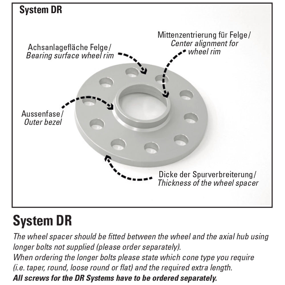 DR Series 15mm Wheel Spacer