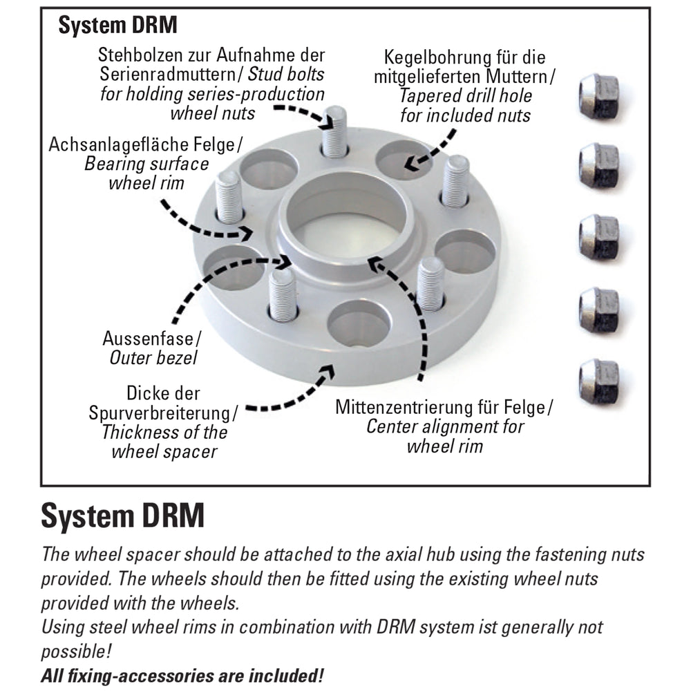 DRM Wheel Spacer Set